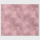 Glam Pink Glitzy Leopard Print Cadeaupapier (Vlak)