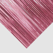 Glam Pink Sparkle Stripes Tissuepapier (Detail)