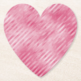 Glam Pink Stripes Kartonnen Onderzetters