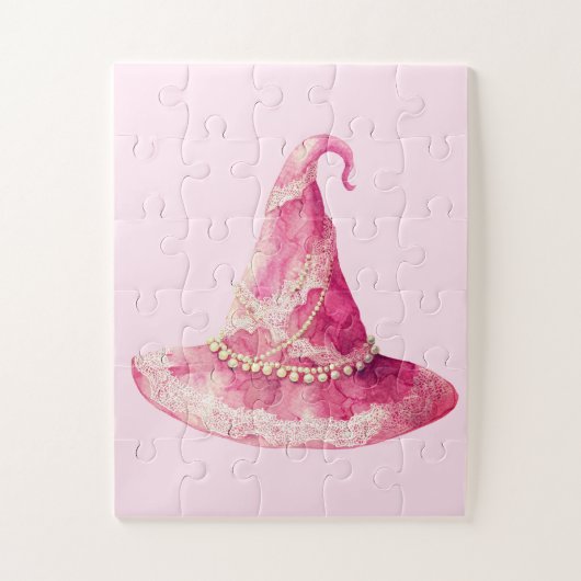 Glam Pink Witches Pet Legpuzzel (Verticaal)