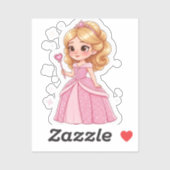 Glam Princess custom cut vinyl Sticker (Vel)