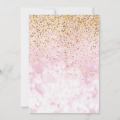 Glam proost op 21 jaar 21ste verjaardag bedankkaart (Achterkant)