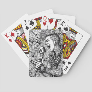 Glam Punk Rock Rockabilly Speelkaarten