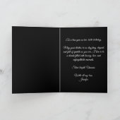 Glam Purple Amethyst Gems and Pearls 30th Birthday Kaart (Binnen)