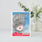Glam R Girl Briefkaart (Staand voorkant)