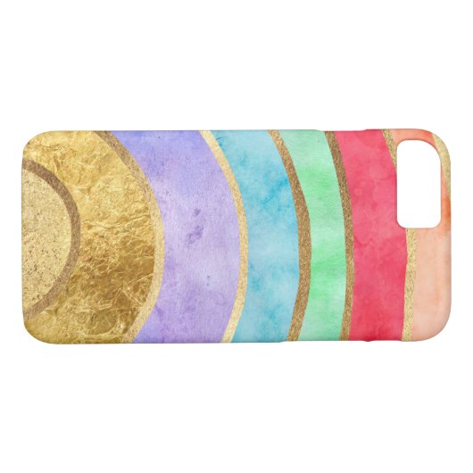 Glam Rainbow Case-Mate iPhone Case (Achterkant (Horizontaal))