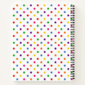 Glam Rainbow Unicorn Notitieboek (Achterkant)