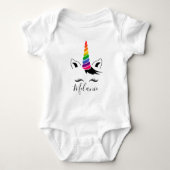 Glam Rainbow Unicorn Romper (Voorkant)