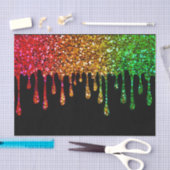 Glam Rasta Regenboog Glitter Druppels Verjaardagsf Tissuepapier (Craft)