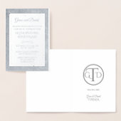 Glam Real Gold Foil 25th Wedding Jubileum Folie Kaarten (Display)