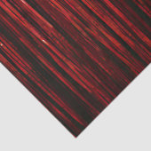 Glam Red Glitzy Bruiloft Tissuepapier (Detail)