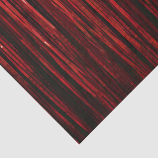 Glam Red Glitzy Bruiloft Tissuepapier (Detail)