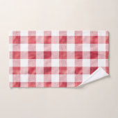 Glam Red White Buffalo Plays Bad Handdoek (Handdoek)