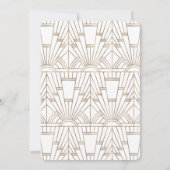 Glam Roaring 1920s Casino Gambling New Year Party Kaart (Achterkant)