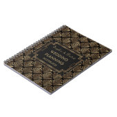 Glam Roaring 20: Great Gatsby Art Wedding Planner Notitieboek (Linkerzijde)