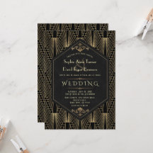 Glam Roaring 20s Great Gatsby Art Deco Bruiloft