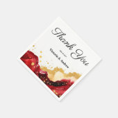 Glam Rood Servet (Hoek)