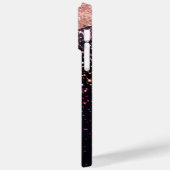 Glam Roos Black Glitter Blush Rozen Case-Mate iPhone Case (Achterkant / Links)