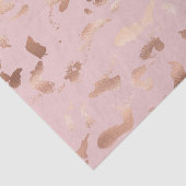 Glam Roos Gold Blush Abstract Verjaardag Tissuepapier (Detail)