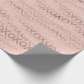 Glam Roos Gold Blush XOXO Cadeaupapier (Hoek)