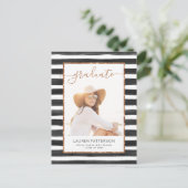 Glam Roos Gold Fotogradatie Uitnodiging Briefkaart (Staand voorkant)