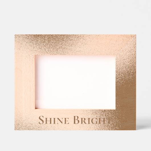 Glam Roos Gold Gegraveerde Lijstjes (Voorkant)