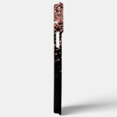 Glam Roos Gold Glitter Elegant Monogram Case-Mate iPhone Case (Achterkant / Rechts)