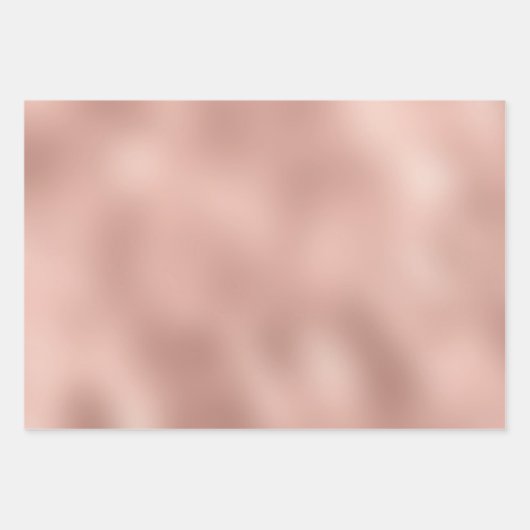 Glam Roos Gold Glitter Inpakpapier Vel (Voorkant 2)