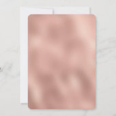 Glam Roos Gold Glitter Kaart (Achterkant)