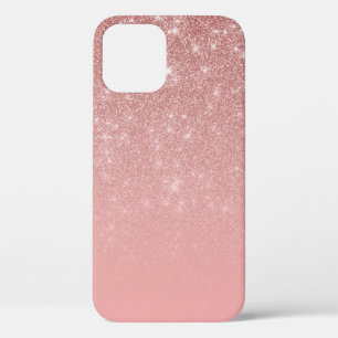 Glam Roos Gold Glitter Roze gradiënt Case-Mate iPhone Case