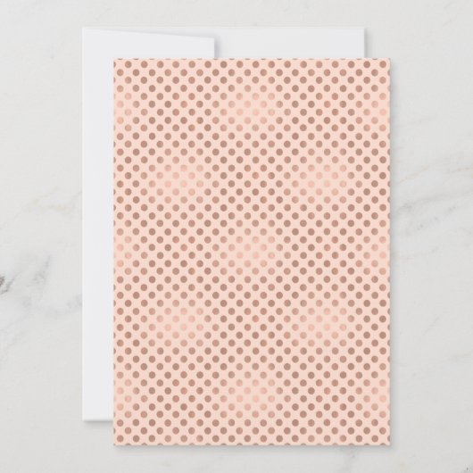 Glam Roos Gold Gown Quinceañera Uitnodiging (Achterkant)