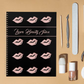 Glam Roos Gold Lips & Black Salon Afspraak Planner