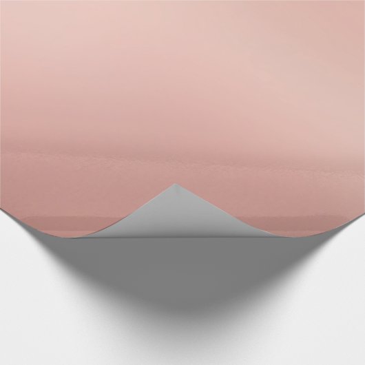 Glam Roos Gold Metallic look elegant Golden Modern Cadeaupapier (Hoek)