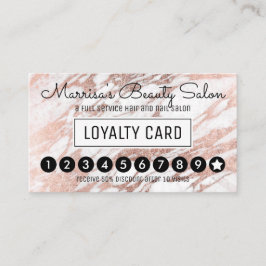 Glam Roos Gold White Marble Loyalty Dispatch
