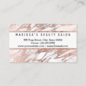 Glam Roos Gold White Marble Loyalty Dispatch (Achterkant)