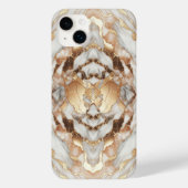 Glam Roos Goud Luxe Trendy Marmer Case-Mate iPhone Case (Achterkant)