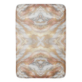 Glam Roos Goud Luxe Trendy Marmeren Vlinder Badmat (Voorkant Verticaal)