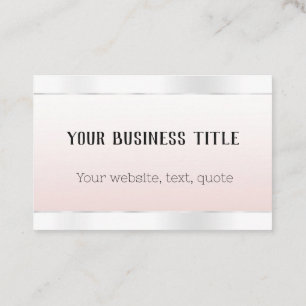 Glam Roos Wit Zilver Snake Monogram Visitekaartje