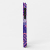 Glam roze en Paarse geometrische Case-Mate iPhone Case (Achterkant/links)