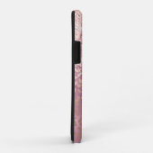 Glam Roze Glitzy Glitter Leopard Print Case-Mate iPhone Case (Achterkant/rechts)