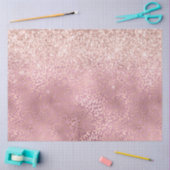 Glam Roze Glitzy Glitter Leopard Print Tissuepapier (Craft)