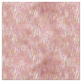 Glam Roze Gold Zebra Afdrukken Stof (Close Up)
