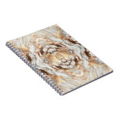 Glam Roze Goud Luxe Modieuze Marmer Notitieboek (Rechterzijde)