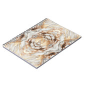 Glam Roze Goud Luxe Modieuze Marmer Notitieboek (Linkerzijde)