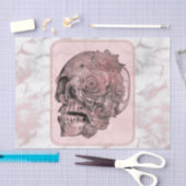 Glam roze goud roze schedel marmer feest tissuepapier (Craft)