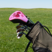 Glam Roze Kers Lucky Retro Golfheadcover (Insitu)