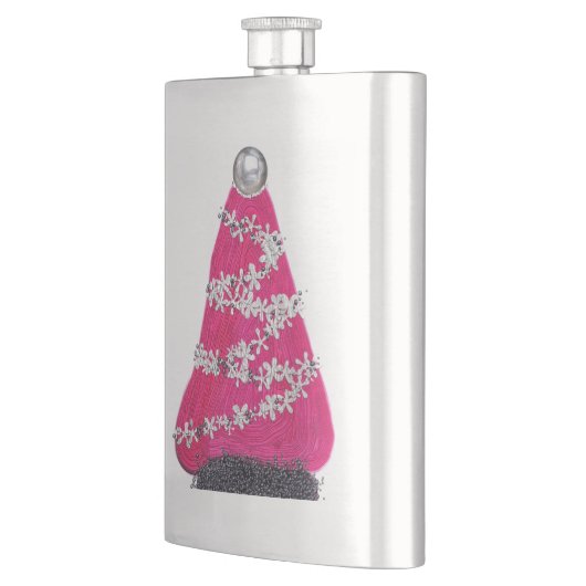 Glam Roze Kerstboom Flacon (Links)