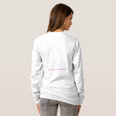 Glam Roze Kerstboom T-shirt (Achterkant volledig)