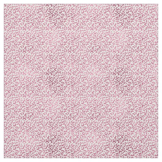 Glam roze luipaard afdrukken stof (Swatch)