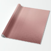 Glam Roze Roze Goud Glazen Glanzend Cadeaupapier (Uitgerold)